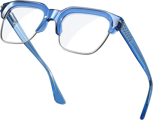 Miniatura 11 de VISOONE Light Weight TR90 Blue Light Blocking Glasses Frame Vision Protector Men Women ELBERT