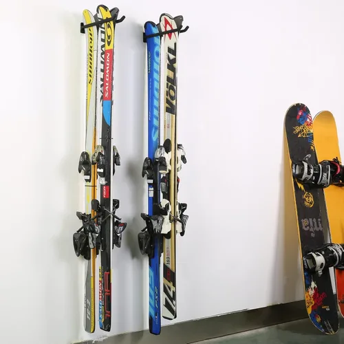 Miniatura 9 de TORACK Paquete de 4 ganchos para sistema de almacenamiento de garaje, organizador de herramientas de montaje en pared resistente, ganchos