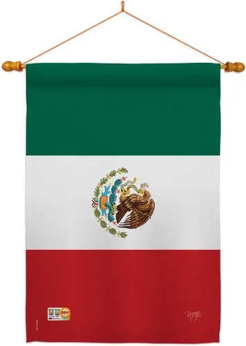 Miniatura 8 de Nationality - Bandera de casa de campo de México Regional Nación Internacional Mundial Particular Área Pequeña Decorativa Regalo Patio Banner Hecho
