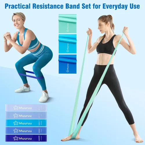 Miniatura 4 de Pilates Equipment Kit for Home Workout, Pilates Ring and Ball Set for Women, 14'' Magic Circle Essentials Accessories Kit, Wrist Weights, Resistance