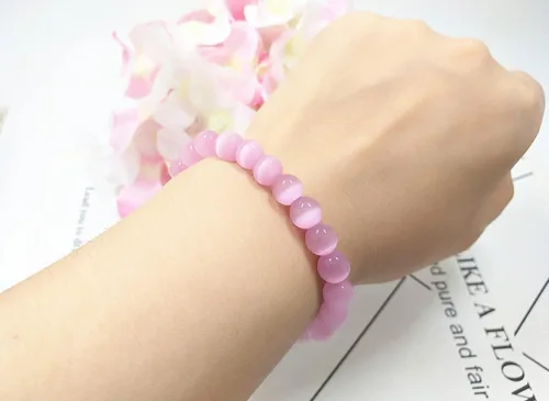 Miniatura 3 de COLORFUL BLING Pulsera de cuentas de selenita natural y potente, cristal curativo, concentración, espiritualidad, salud, riqueza, hecha a mano