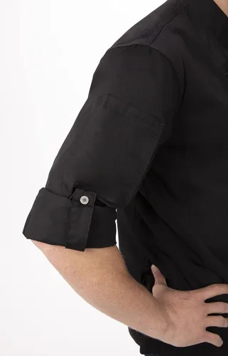 Miniatura 7 de Chef Works Abrigo de chef Hartford para hombre