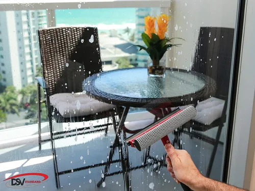 Miniatura 2 de DSV Standard Escobilla limpiacristales para limpieza de ventanas, herramienta de limpieza de ventanas para parabrisas de coche, puerta de ducha