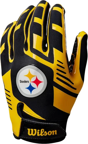 Miniatura 26 de Wilson NFL - Guantes de fútbol americano con ajuste elástico, tallas para jóvenes y adultos