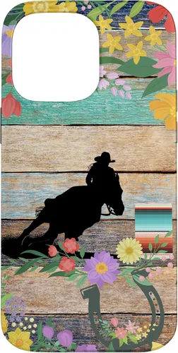 Miniatura 21 de Cute Serape Spring Flower Rodeo Western Horse Barrel Racing Case for iPhone 17