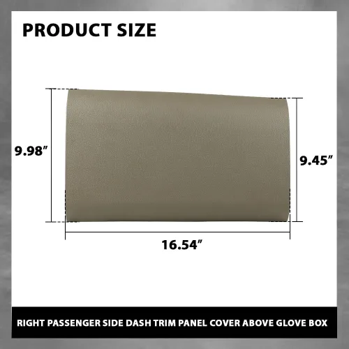 Miniatura 5 de G-PLUS Cubierta del Panel del Bisel del Tablero Lado del Pasajero Guantera Superior Compatible con Ford F150 2004 2005 2006 2007 2008 Beige