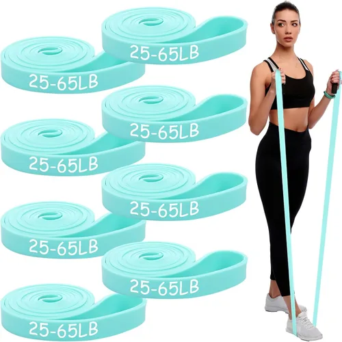 Miniatura 12 de Foilswirl 8 piezas de bandas de resistencia, bandas de tracción, bandas de asistencia para tracción, bandas de ejercicio y entrenamiento