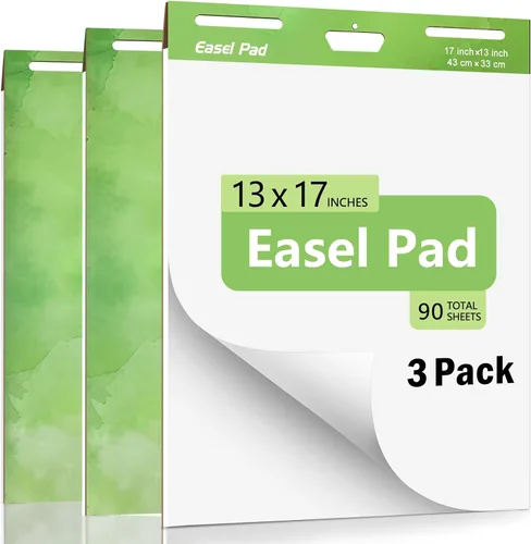 Almohadilla adhesiva de caballete, papel de tabla de anclaje, nuestras almohadillas adhesivas de caballete miden 13 x 17 pulgadas, con papel Blanco