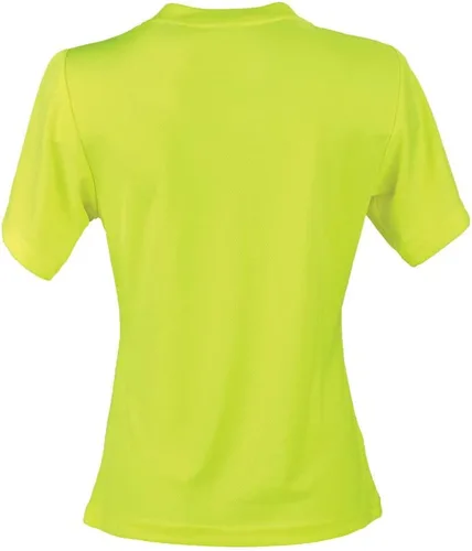 Miniatura 2 de J. J. Keller & Associates, Inc. SAFEGEAR - Camiseta de manga corta de alta visibilidad para mujer con bolsillo, no certificada, SAFEGEAR