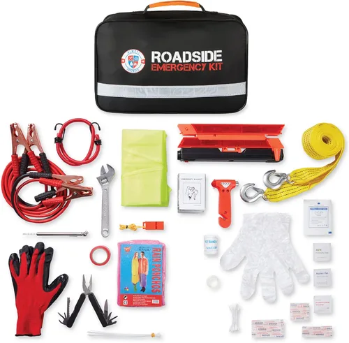 Miniatura 3 de Kit Premium de Emergencia en Carretera de Always Prepared para Auto - Kit de Seguridad para Auto, Herramientas, Primeros Auxilios, Equipo