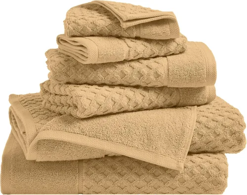 Miniatura 42 de Great Bay Home - Toallas de mano 100% algodón blanco, 6 toallas de baño suaves para manos, altamente absorbentes y de secado rápido, colección