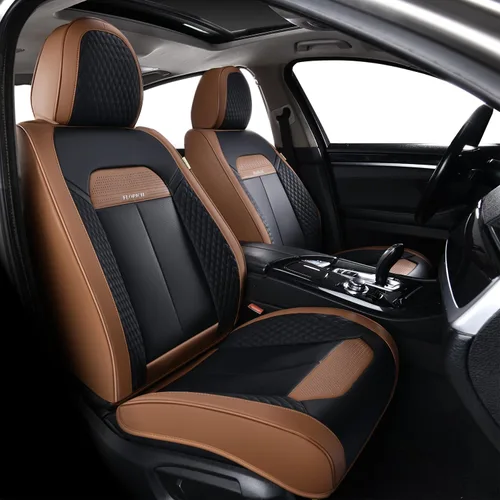 Miniatura 15 de FLORICH Fundas de asiento delantero, 2 piezas, fundas de asiento para automóviles, fundas de asiento universales de cuero de lujo, accesorios