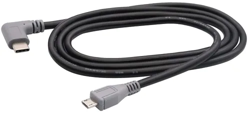 Miniatura 5 de Cable extensor USB micro a tipo C de 90 grados USB 2.0 tipo C macho a micro 2.0 macho de sincronización de datos y cable de carga para MacBook