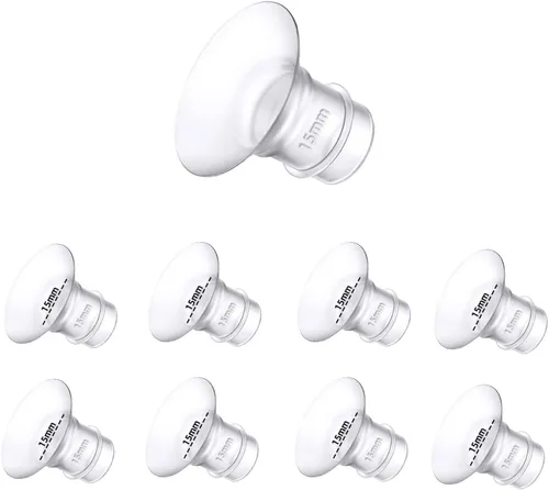 Miniatura 9 de Insertos de brida de 15 mm y 17 mm para Medela, pantallas/bridas Spectra de 24 mm, compatibles con TSRETE, CPPSLEE, extractor de leche ponible