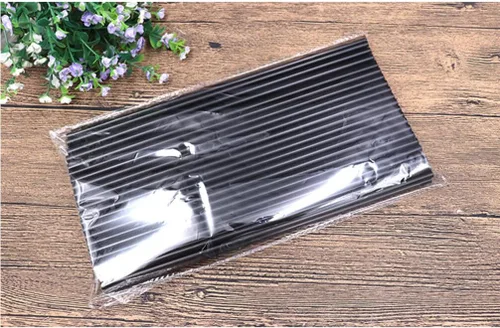 Miniatura 5 de Healeved 200 popotes de plástico de boca ancha para fiestas, pajitas de batidos, de grado alimenticio