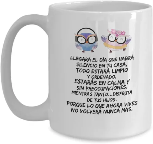 Miniatura 3 de Regalo para mamá y papa Taza de café para hijo oh hija Regalo para navidad, graduados, profesionales y estudiantes Vaso con afirmaciones