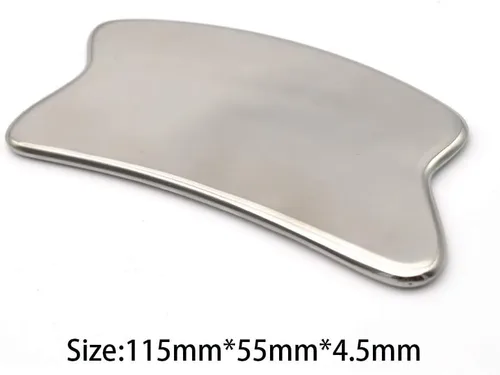 Miniatura 5 de RODEREK Kit de herramientas de terapia de 6pcs IASTM, herramientas de masaje de acero inoxidable para liberación miofascial