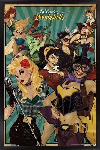 Miniatura 7 de Trends International DC Comics Bombshells - Póster de pared (22.375 x 34 pulgadas)