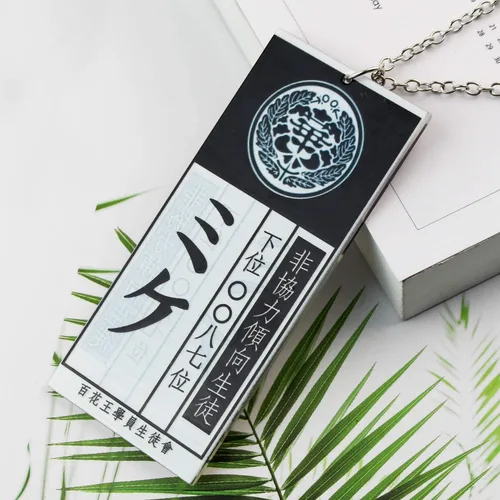 Miniatura 6 de KANGSHUN Collar de cosplay de personaje de anime con identificación de esclavo para Yumeko Jabami Kakegurui