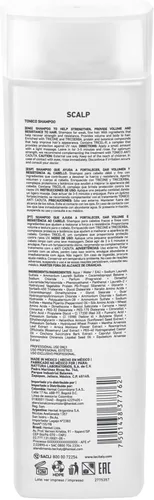Miniatura 7 de Tec Italy Tonico Champú voluminizador para fortalecimiento del cabello fino y débil, añade grosor corporal, limpiador diario suave, cuidado ligero