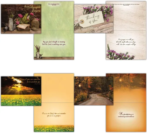 Miniatura 7 de 48 tarjetas de felicitación religiosas para todas las ocasiones, paquete económico 1, versión King James, tarjetas de felicitación basadas en la fe