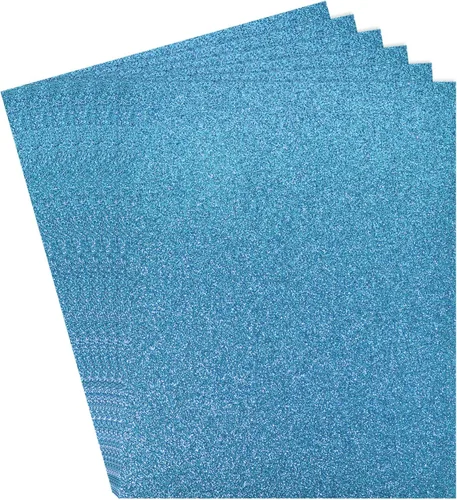 Miniatura 15 de Rebower Hojas de espuma EVA con purpurina, [para proyectos de artes y manualidades] – 11 x 8 pulgadas, 0.079 in de grosor/negro/6 piezas