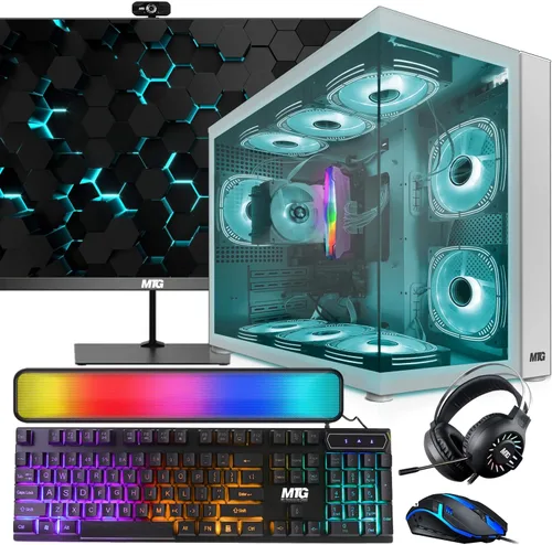 MTG Khuno Gaming Tower PC-Intel Core i7 8ª generación, RTX 3060 12GB 192bits, 16GB RGB ARGB Ram, 1TB Nvme, monitor de 27 pulgadas, combo de paquete