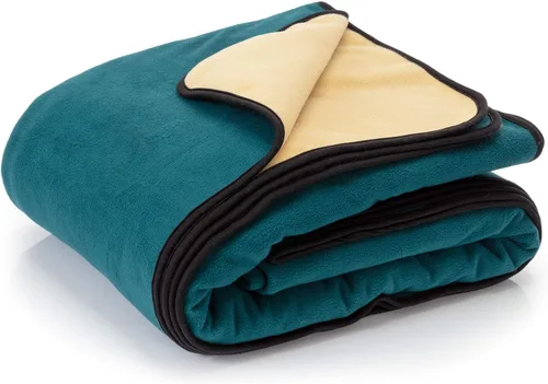 Manta impermeable grande – Suave y acogedora manta impermeable a prueba de fugas contra accidentes, resistente al agua y a las manchas, fácil de
