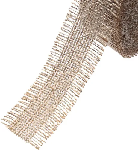 Miniatura 2 de Cinta de arpillera natural, 1-1/2" X 10Yd
