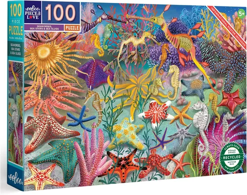 Miniatura 12 de eeBoo Rompecabezas de 100 piezas para niños, mapa del mundo, con temática de geografía, piezas grandes para manos pequeñas para desarrollar