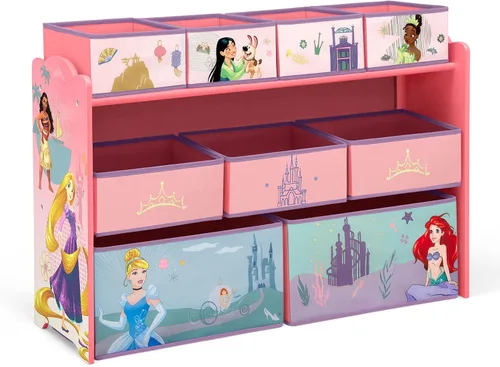 Miniatura 10 de Baby Shark Deluxe - Organizador de juguetes de diseño y almacenamiento de 9 contenedores por Delta Children, certificado Greenguard Gold