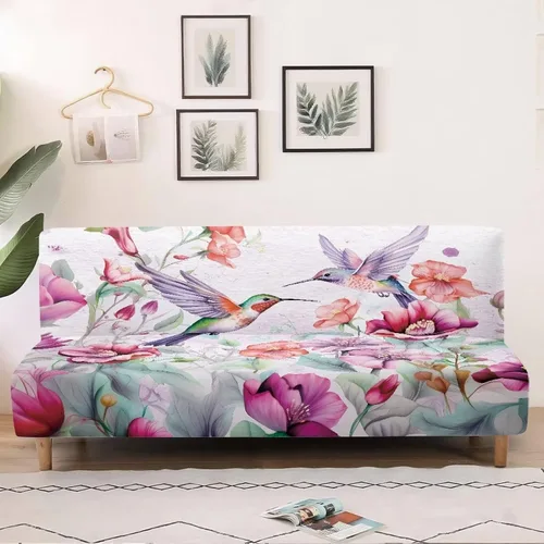Miniatura 23 de Fundas para sofá cama con estampado de vaca marrón girasol con bandas elásticas para el hogar, sala de estar, fácil de instalar, antideslizante