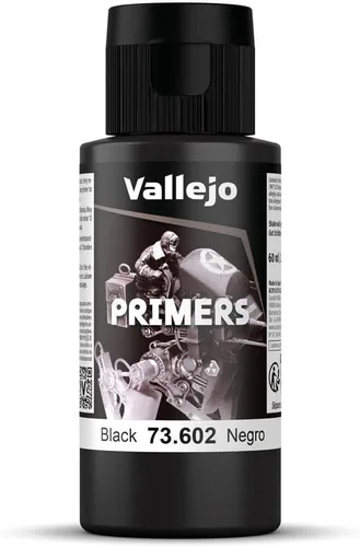 Miniatura 6 de Vallejo - Imprimador de Superficies Color Imprimador Acrílico Negro 18 ml (0.6 fl.oz.) Acabado Mate y Secado Rápido Perfecto para Aerografía