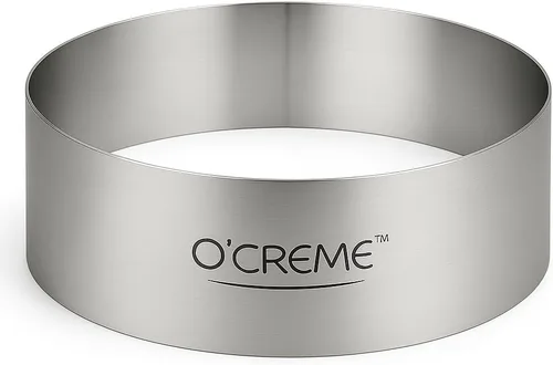 Miniatura 9 de O'Creme Anillo para Pastel de Acero Inoxidable Resistente Redondo Molde de Anillo para Pastel Mousse para Hornear, Decoración de Pasteles de Postre