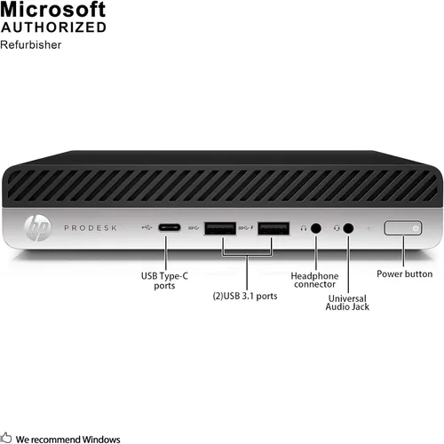 Miniatura 5 de HP ProDesk 600 G3 Mini PC de negocios de alto rendimiento, Intel Quad Core i5-7500T 2.7GHz, 8G DDR4, 1T SSD, WiFi, BT, DP, Windows 11 64 idioma