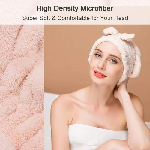 Miniatura 4 de Jseng Gorro Grande de Microfibra de Secado Rápido para Cabello [Nueva Actualización], Extremadamente Suave y Ultra Absorbente, Gorros de Secado