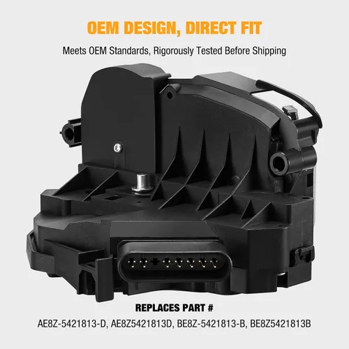 Miniatura 5 de SYERAL Actuador de cerradura de puerta delantera izquierda para puerta lateral del conductor compatible con Ford Fiesta 2011-2019 Reemplazar #