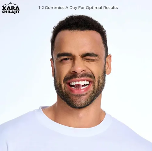 Miniatura 3 de Gomitas puras de Shilajit del Himalaya para hombres, gomitas con 85+ minerales traza y ácido fúlvico, sin azúcar añadido, apoyo natural