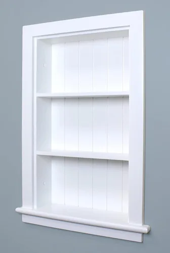 Miniatura 9 de Gabinete Medicinal de Nicho Empotrado en Pared Aiden de 14x24 de Reemplazo, Inserto de Estante/Estantes de Gabinete de Baño en la Pared, Hecho