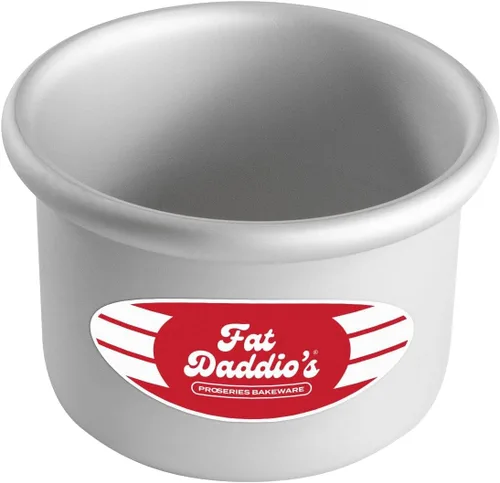 Miniatura 51 de Fat Daddio's PRD-1BOX Moldes Redondos para Pastel Mini Tier de Aluminio Anodizado para Una Caja de Mezcla, Juego de 3, Plateado