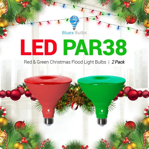 Miniatura 6 de Bluex Bulbs Bombilla LED Par38 – 18 W (equivalente a 120 vatios) – Regulable – Base E26 – Luces LED, decoración de fiestas, porche, iluminación