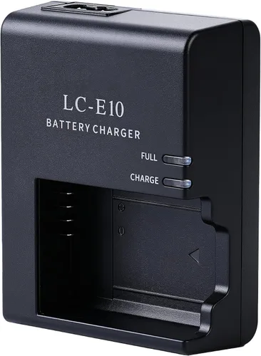 LC-E10 LC-E10C - Cargador para cámara LP-E10, compatible con cámaras digitales Canon EOS Rebel T3 T5 T6 T7 T100 Kiss X50 X70 X80 X90 1100D 1200D