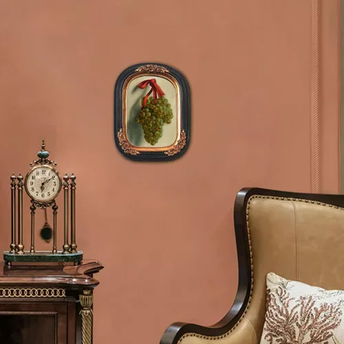 Miniatura 5 de Marco de fotos mini vintage de 2,5x3,5 pulgadas, marco de fotos antiguo adornado con relieve floral, para exhibición en pared y mesa, con frente