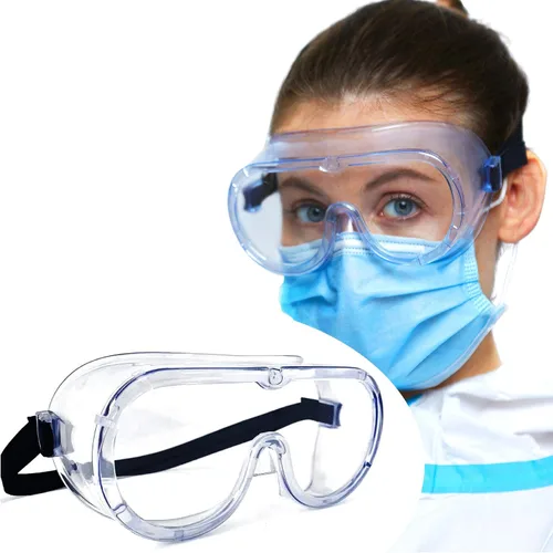 Gafas de seguridad registradas por la FDA, antivaho que se adaptan sobre las gafas, resistentes a los arañazos, laboratorio, ciencia, química,