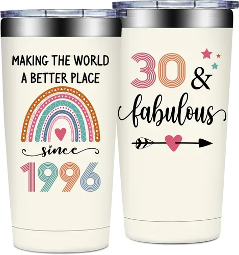 Miniatura 13 de Regalos de cumpleaños 21 para ella, decoraciones de cumpleaños 21 para mujeres, regalos de 21 años para mujeres, hija, niñas, vaso fabuloso 21 de 20