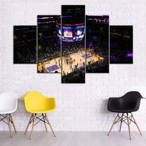 Miniatura 41 de Decoración de sala deportiva Memphis Grizzlies Imágenes para sala de estar, el foro FedEx en Memphis, pinturas de Tennessee, 5 piezas, lienzo, arte