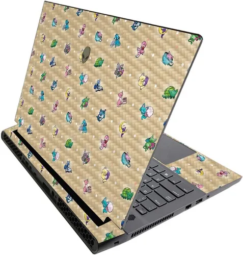 Miniatura 506 de MightySkins - Skin brillante con purpurina para Alienware M17 R3 (2020) y M17 R4 (2021) - Diversión de los años 90 Acabado duradero con purpurina