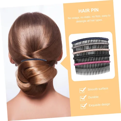 Miniatura 5 de 10 unids nupcial peine de pelo peine diapositiva horquilla para el cabello de las mujeres versión core