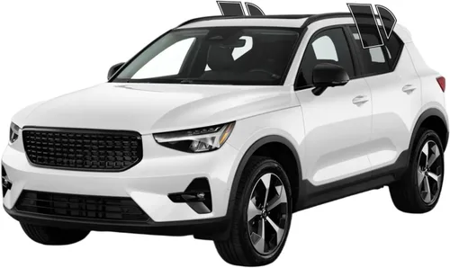 AUTOTEK Precut Window Tint Film for Volvo XC40 2019-2025 Back Side Window 10% VLT 2Ply Anti-Shatter, UV Block, Privacy Protection, Easy Install, No