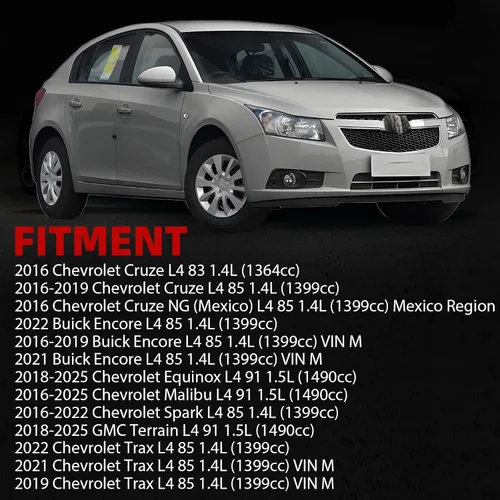 Miniatura 2 de MITZONE Conjunto de carcasa de termostato de refrigerante de motor de aluminio compatible con Chevy Cruze 2016-2019 Equinox 2018-2025 Buick Encore